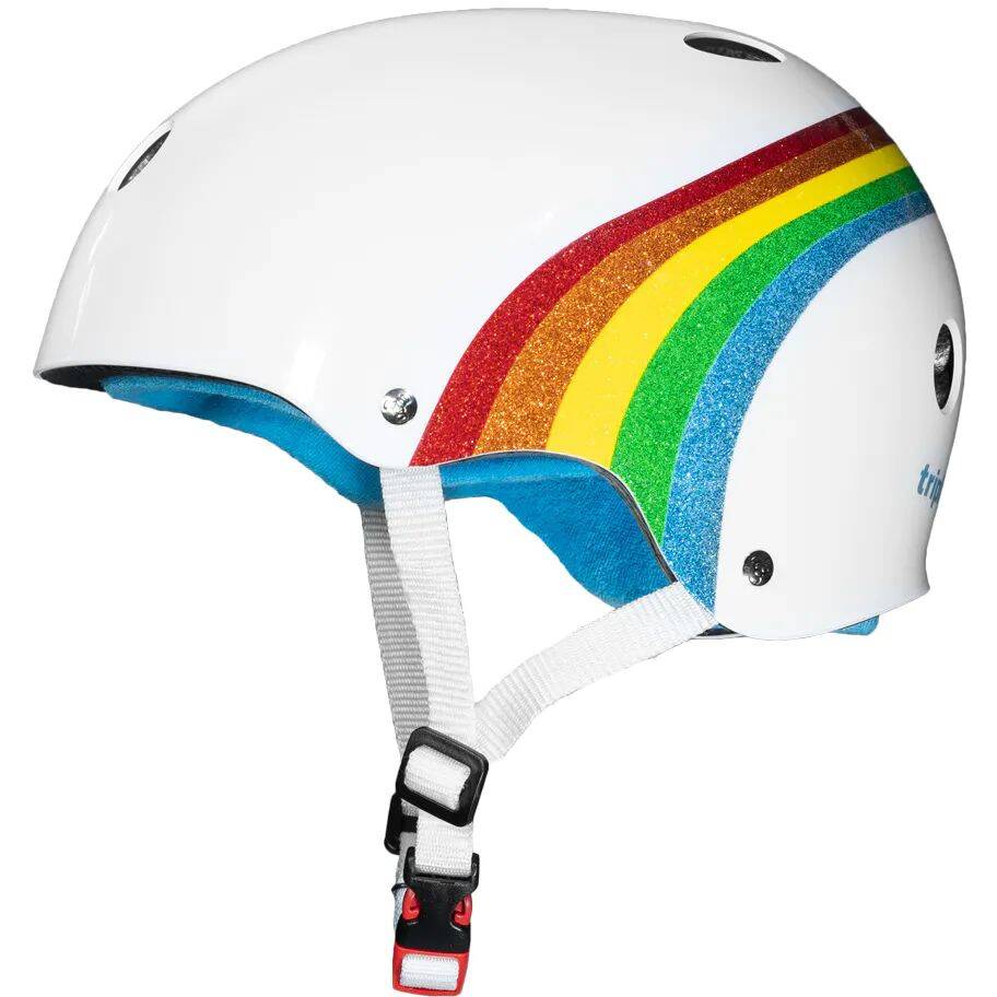 Triple 8 The Certified Sweatsaver Helmet - Rainbow Sparkle