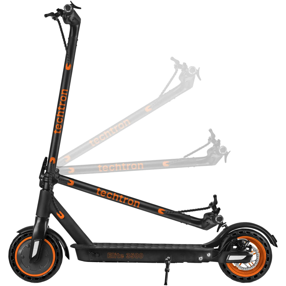 Techtron Elite 3500 Electric Scooter - Black/Orange
