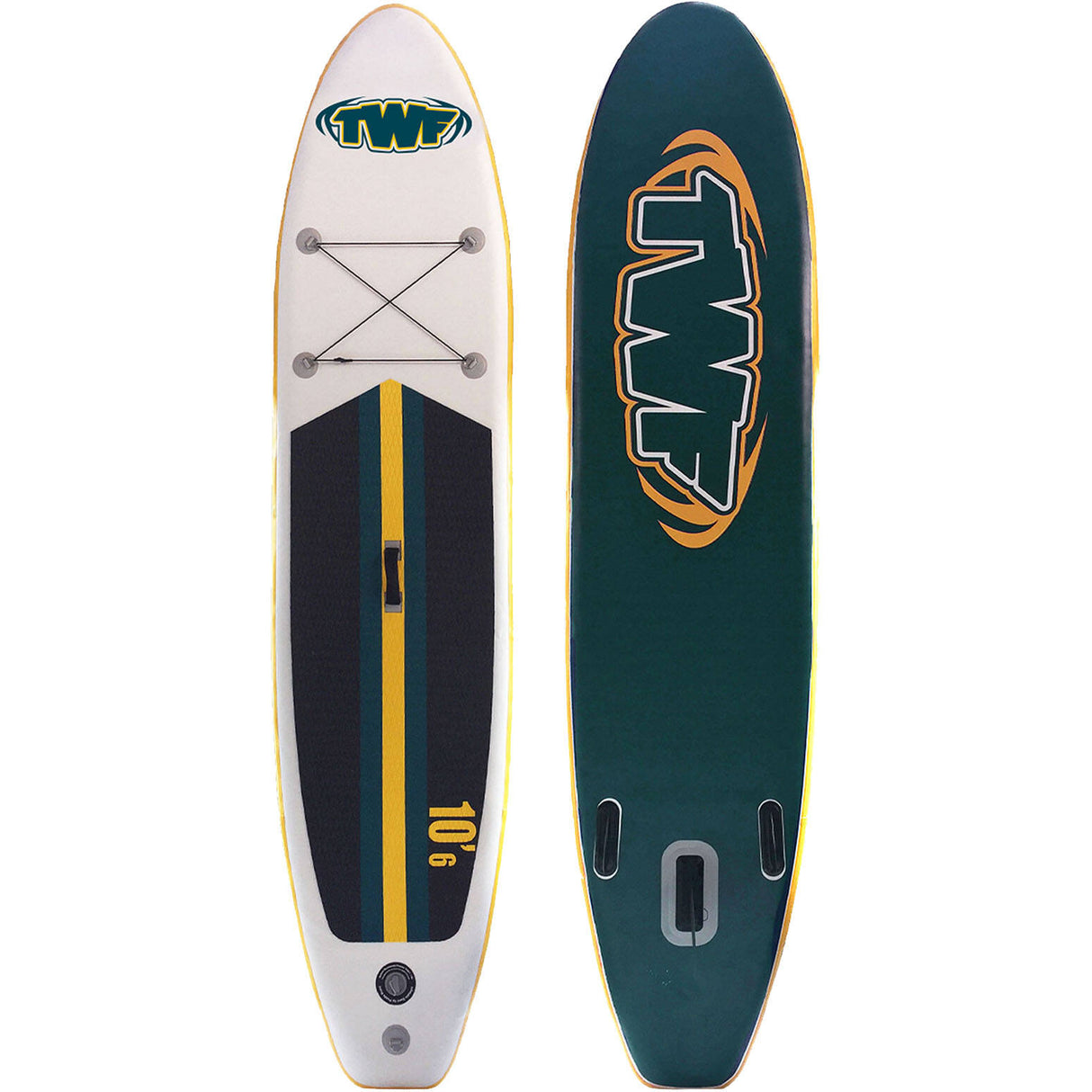 TWF 10'6 iSUP - Yellow/White/Green
