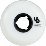 Undercover Team 59mm 90a Inline Skate Wheels - White