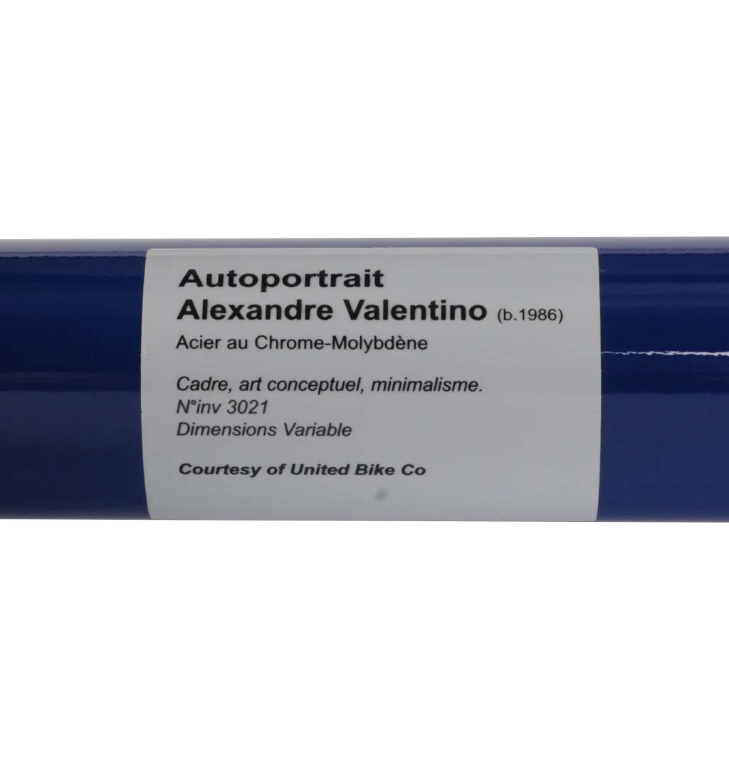 United Auto Portrait Alex Valentino Sig 20.8" BMX Frame - Blue