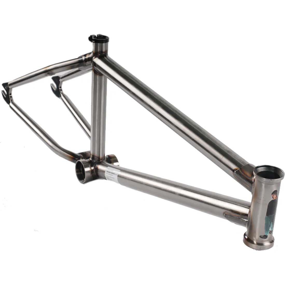 United Auto Portrait Alex Valentino Sig 20.8" BMX Frame - Raw