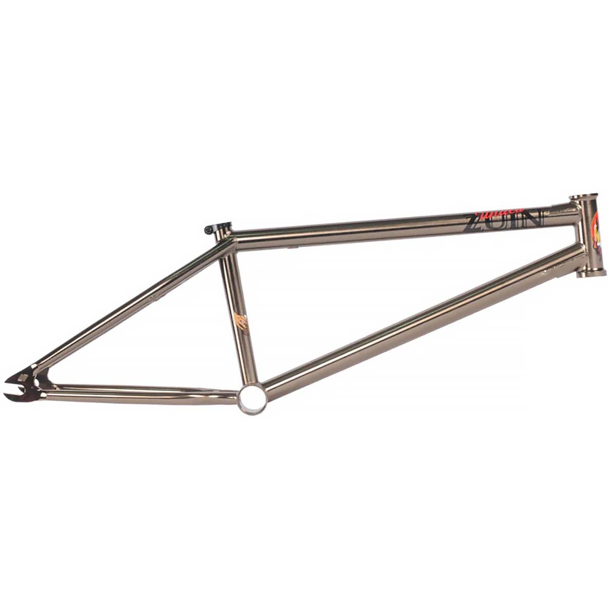 United Zuin Miki Fleck Signature 20.75" BMX Frame - Black/Chrome