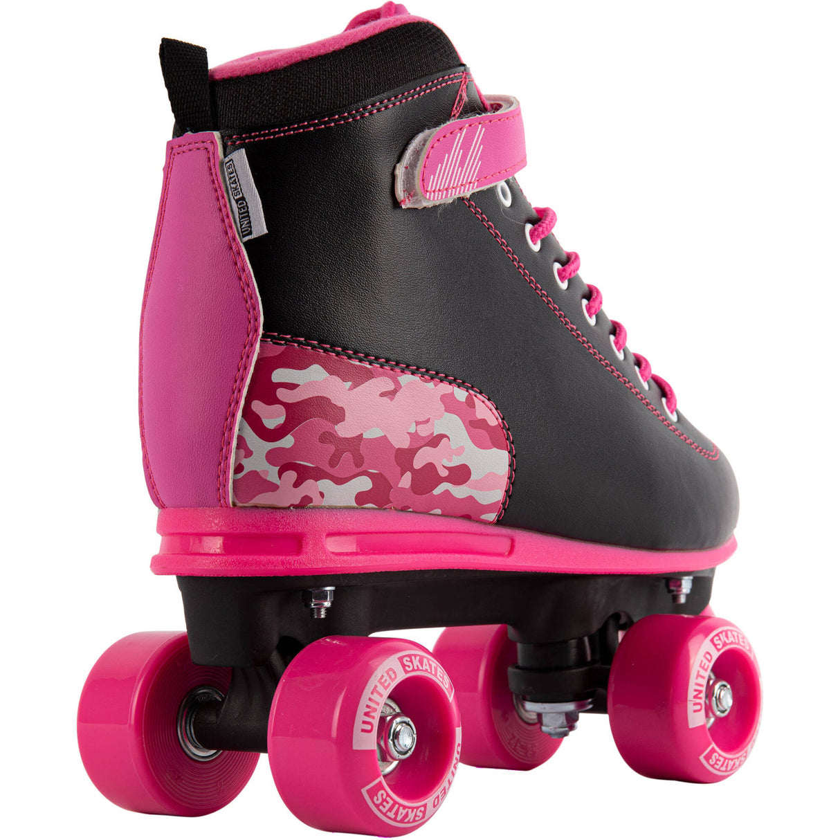 United Skates Vibe Quad Roller Skates - Camo Pink