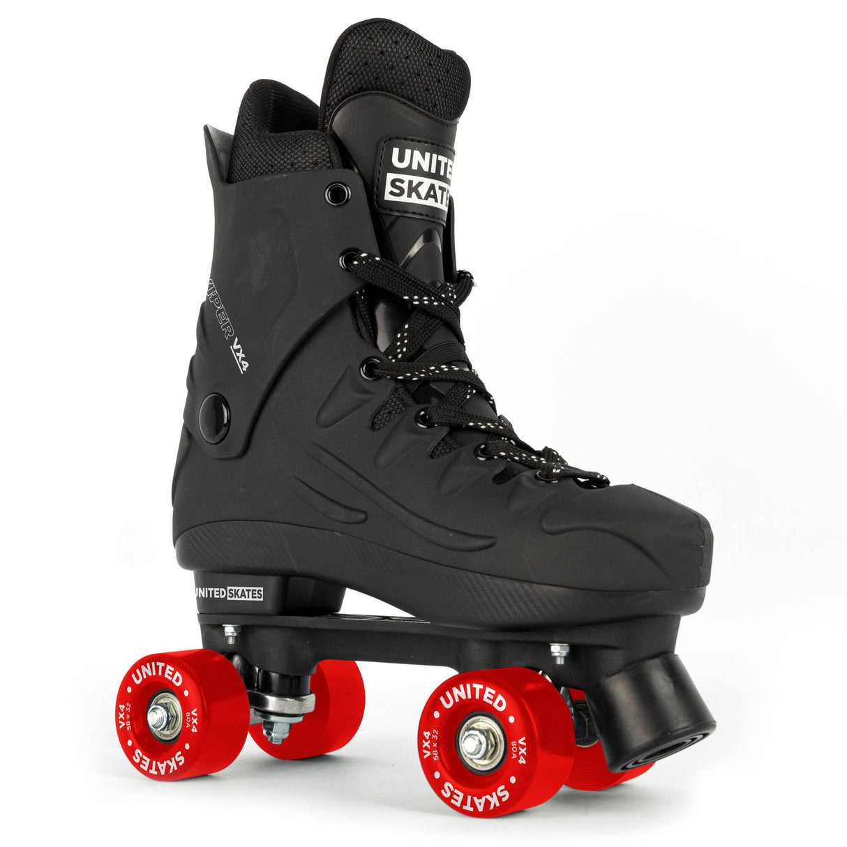 United Skates VX4 Quad Roller Skates - Black/Red