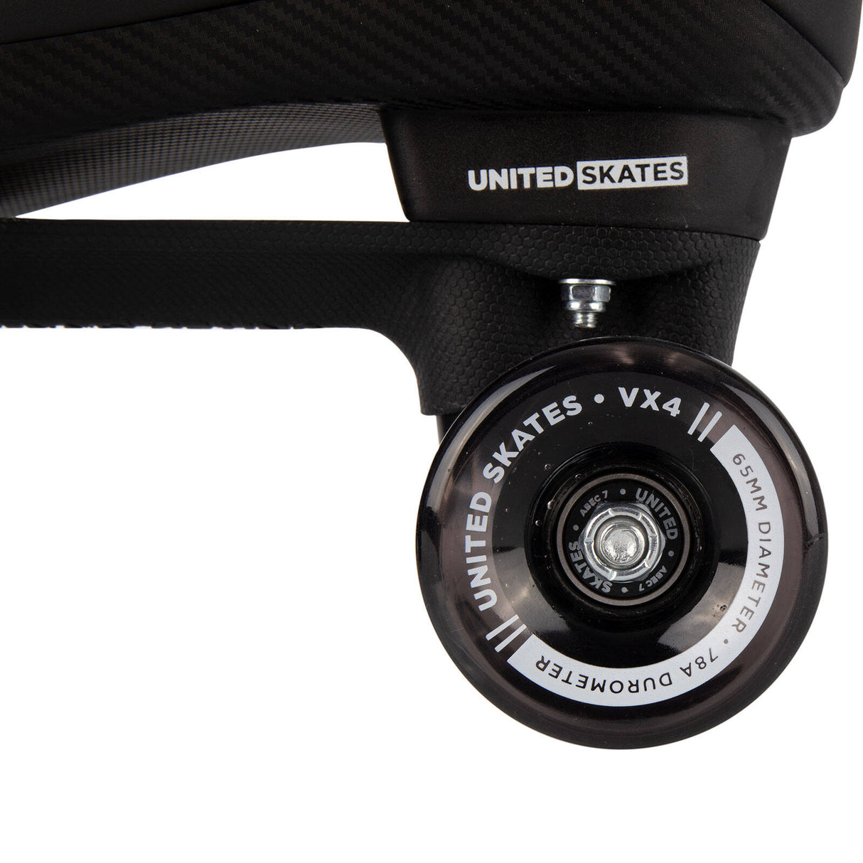 United Skates VX4 Elite Quad Roller Skates - Smoke