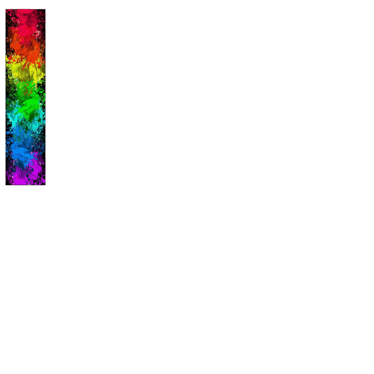 Universal Scooter Grip Tape - Rainbow Splatter