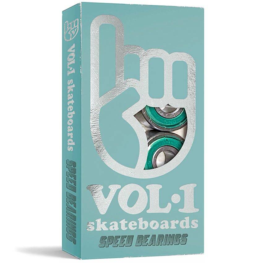 Vol.1 Shield Speed Skateboard Bearings - Teal