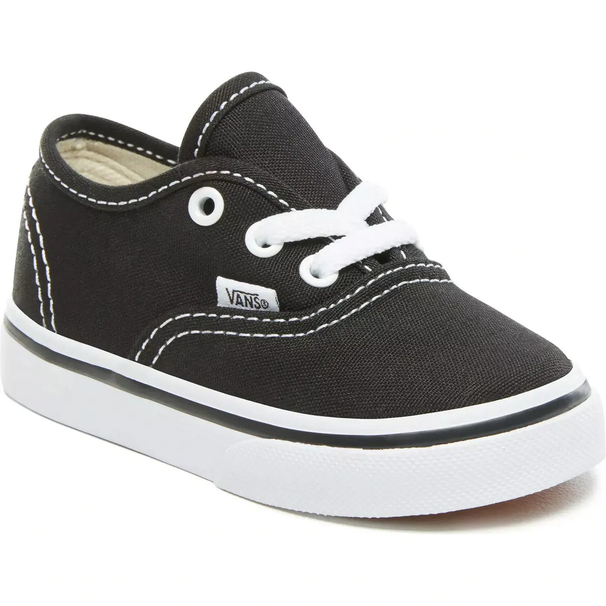 Vans Authentic Toddler Skate Shoes - Black/White