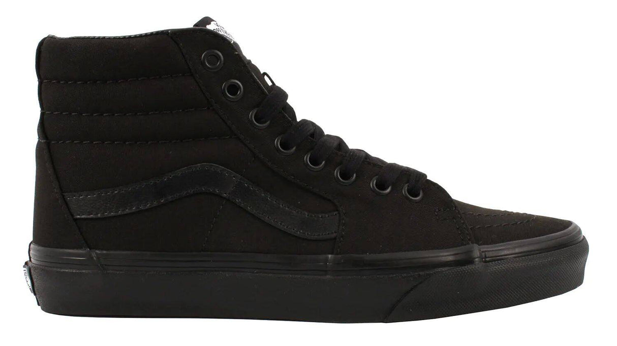 Vans SK8-Hi High-Top Skate Shoes - Black/Black