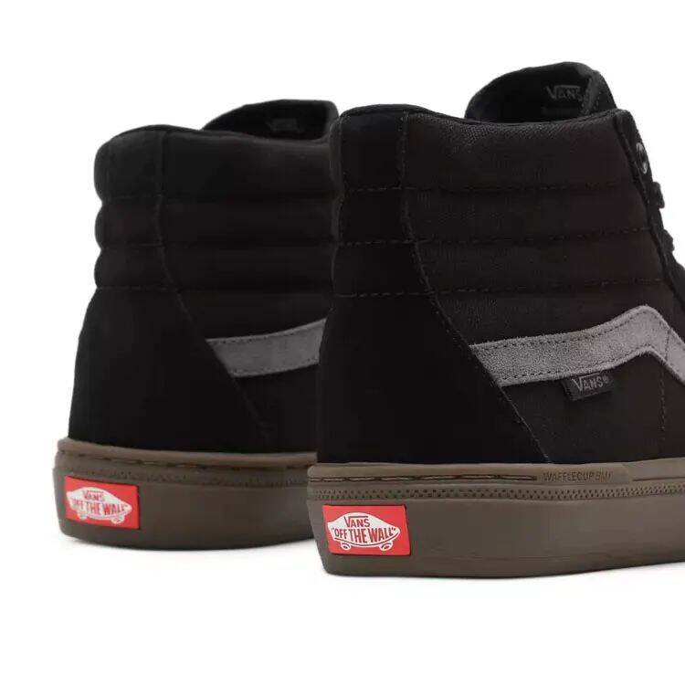Vans BMX Sk8-Hi High-Top Skate Shoes - Black/Dark Gum