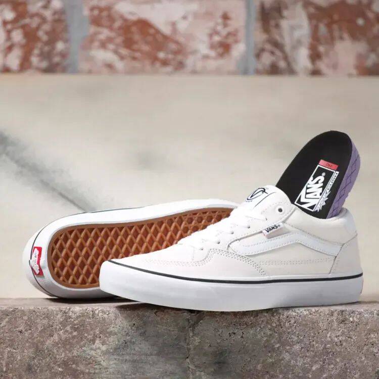Vans Rowan Pro Skate Shoes - Marshmallow/White
