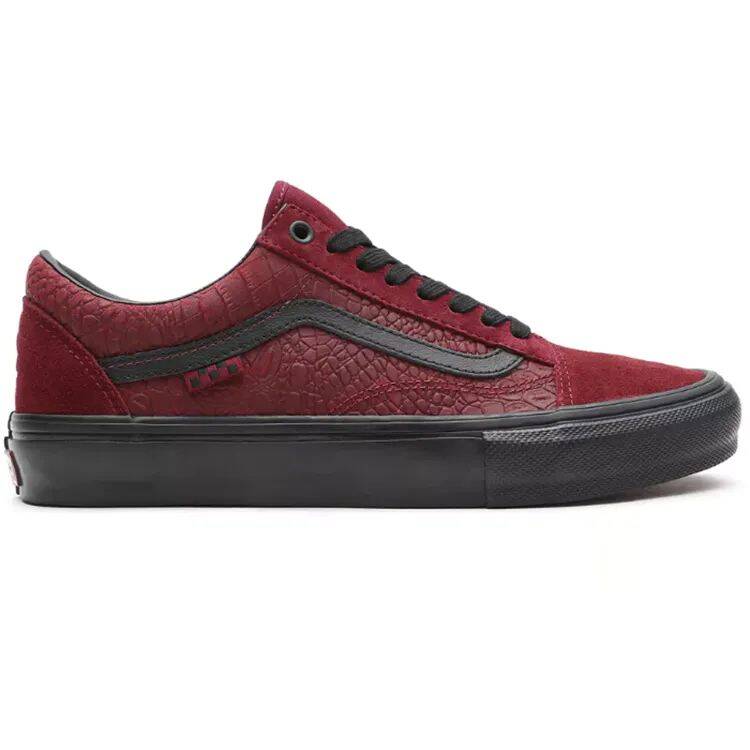 Vans Skate Old Skool (Breana Geering) Skate Shoes - Port/Black