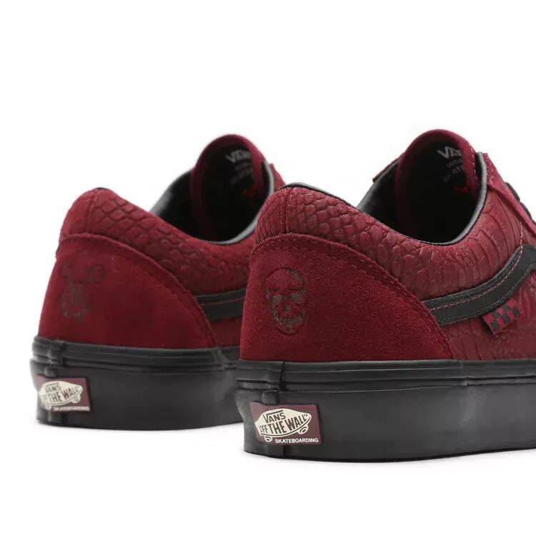 Vans Skate Old Skool (Breana Geering) Skate Shoes - Port/Black