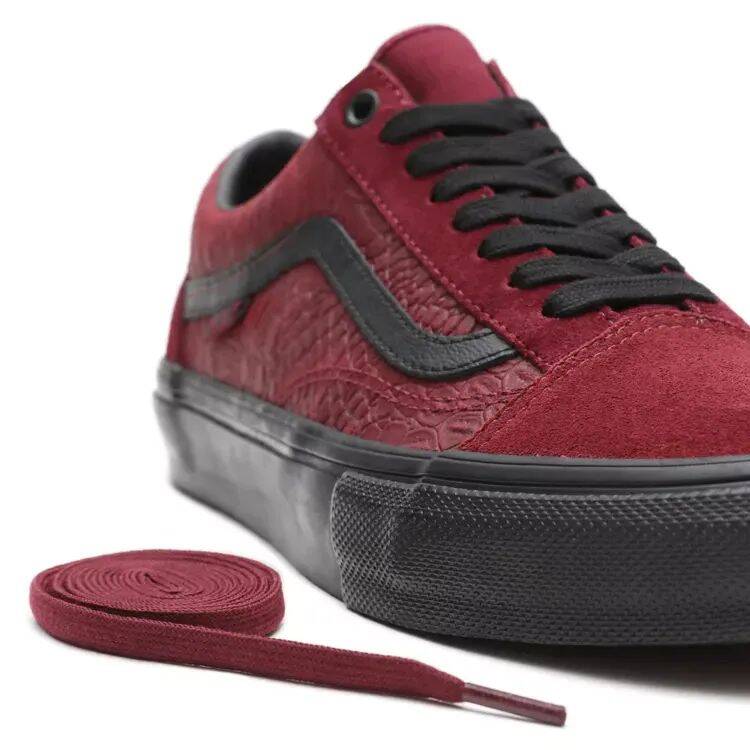 Vans Skate Old Skool (Breana Geering) Skate Shoes - Port/Black
