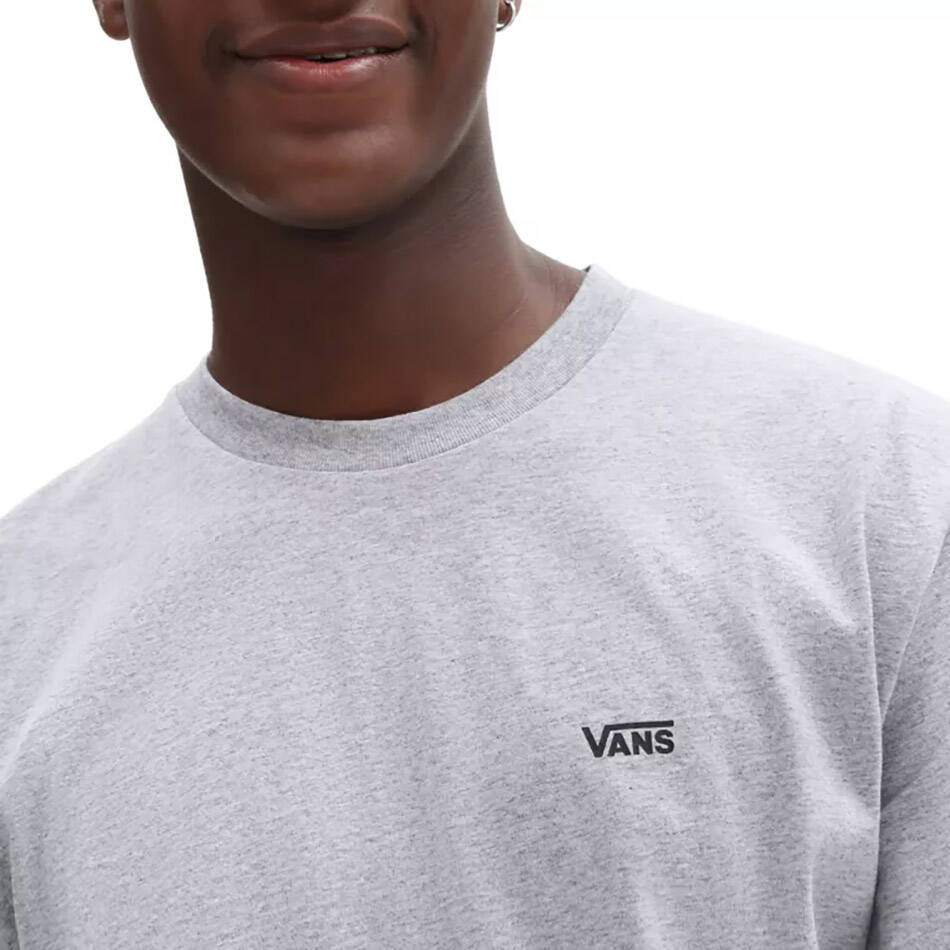 Vans Chest Logo T Shirt - Athletic Heather/Black