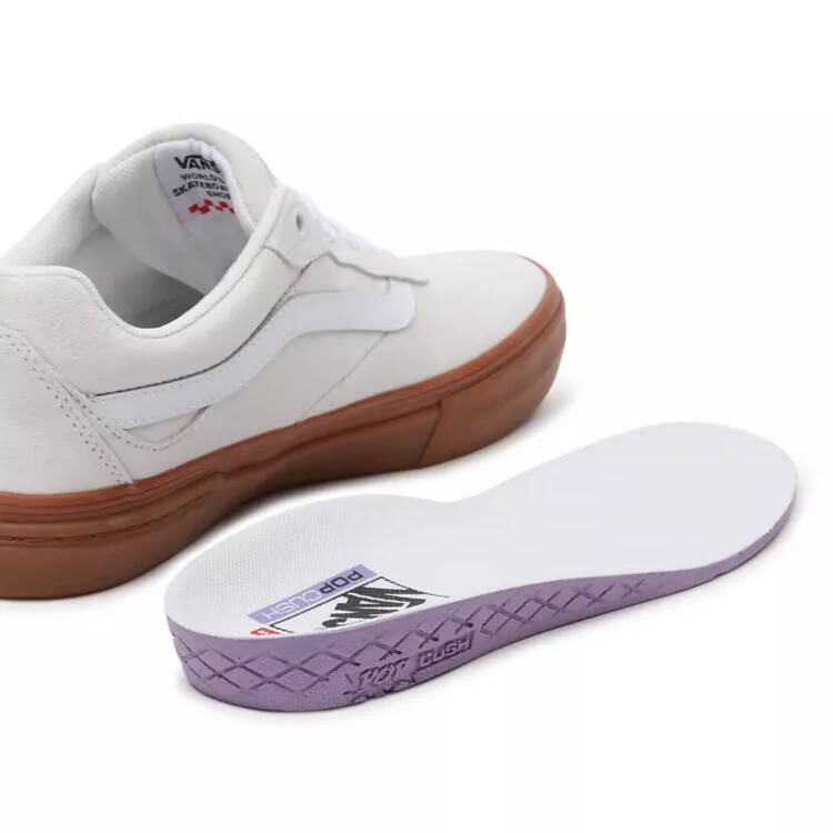 Vans Kyle Walker Skate Shoes - Blanc De Blanc/Gum