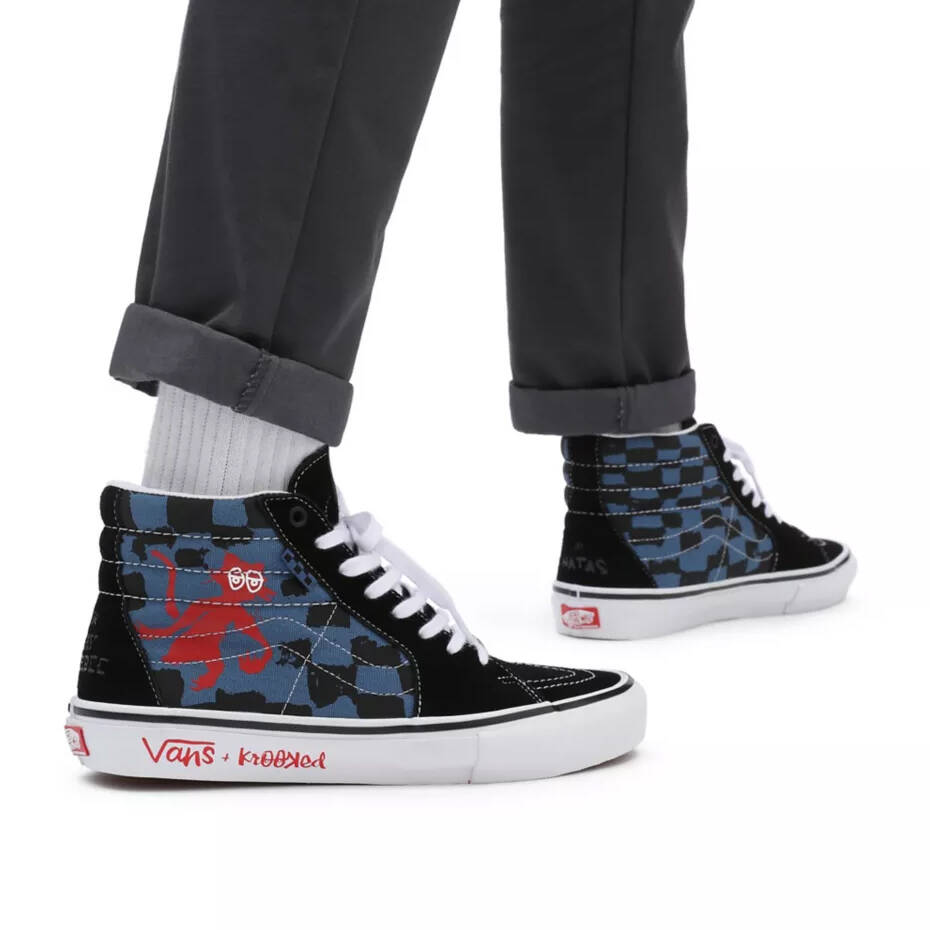 Vans Sk8-Hi Skate Shoes - Krooked By Natas
