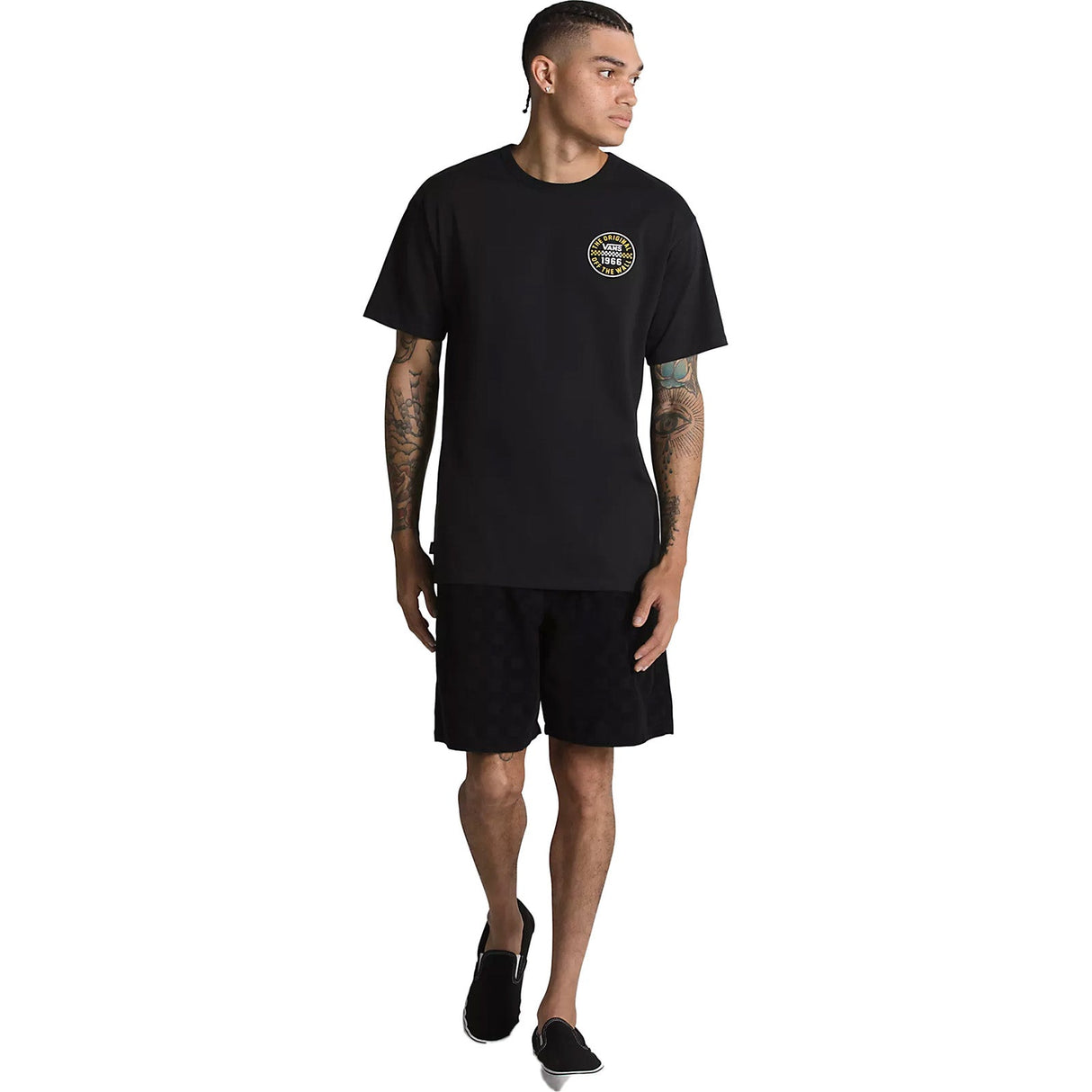 Vans Off The Wall Checker Circle T Shirt - Black