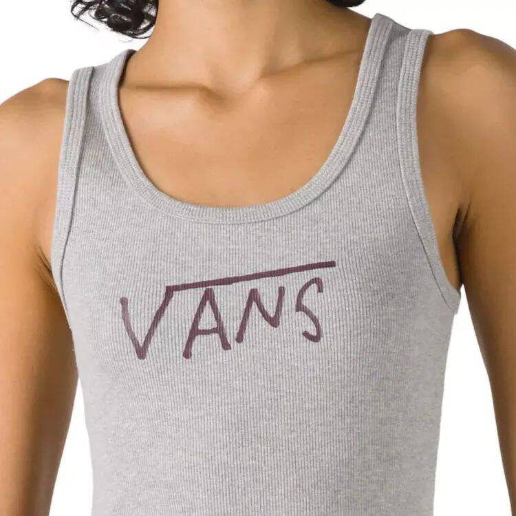 Vans Breana Rib Tank Top - Cement Heather