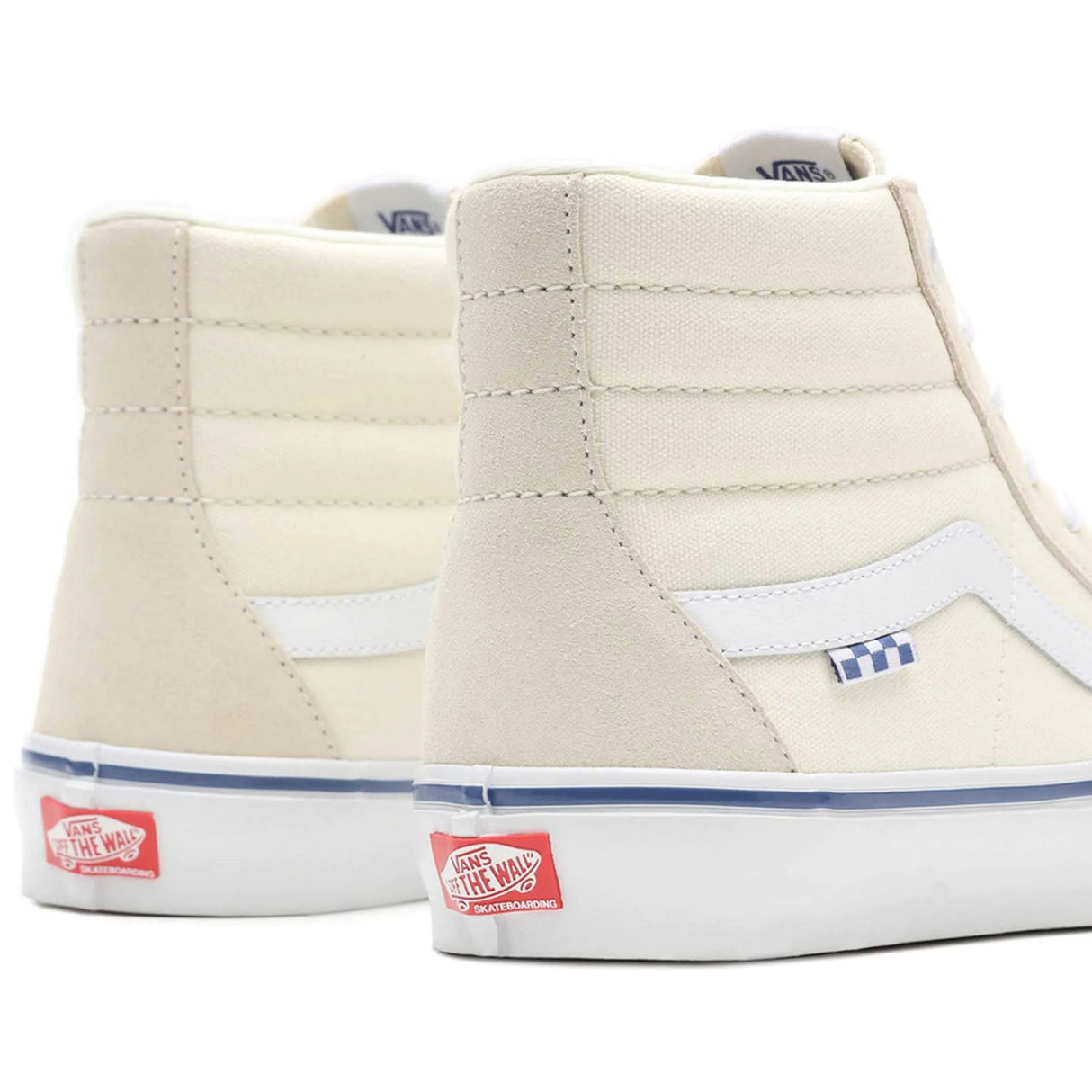 Vans Sk8-Hi High Top Skate Shoes - Off White