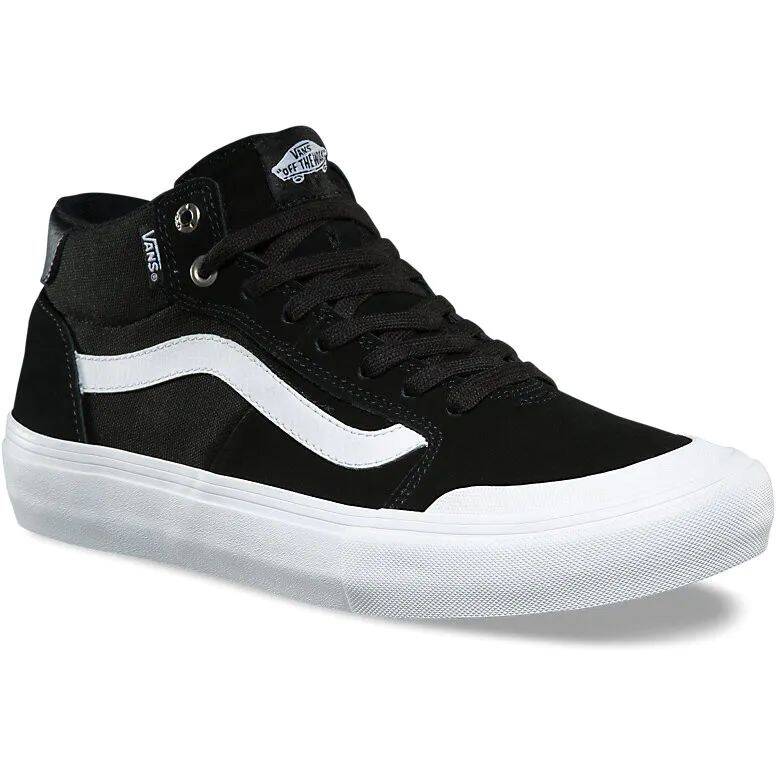 Vans Style 112 Mid Pro Skate Shoes - Black/White
