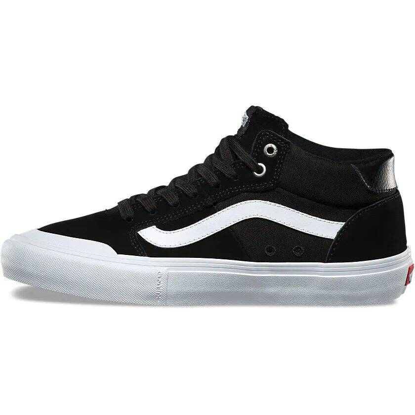 Vans Style 112 Mid Pro Skate Shoes - Black/White
