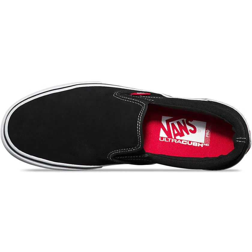Vans Slip-On Pro Skate Shoes - Black/White/Gum