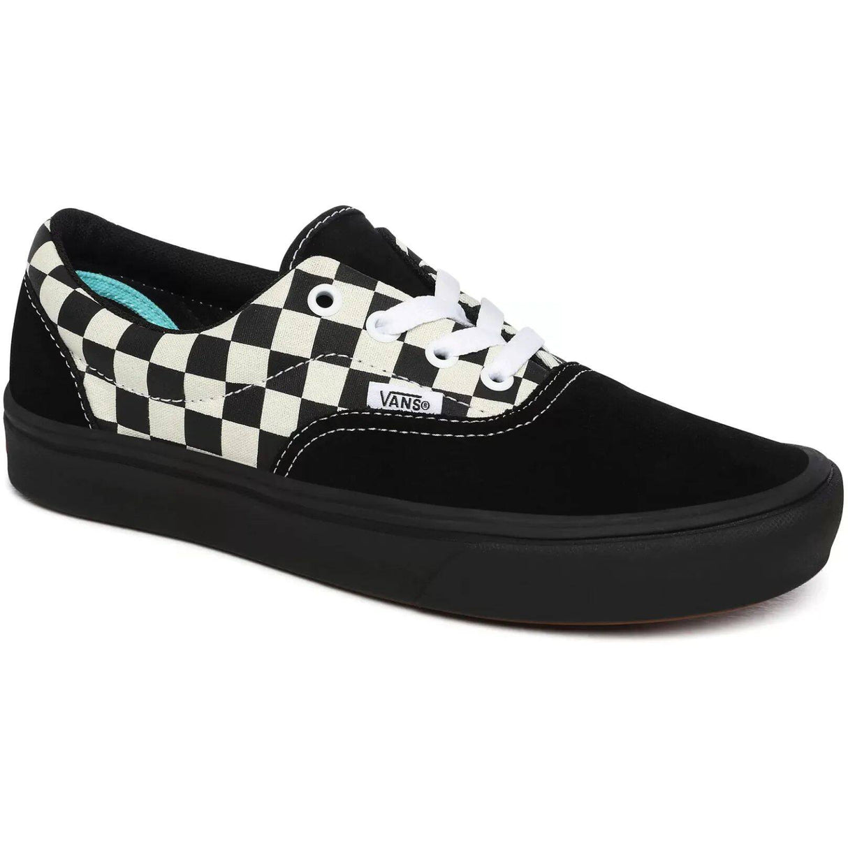 Vans ComfyCush Era Skate Shoes - (Mixed Media) Antique White/Black