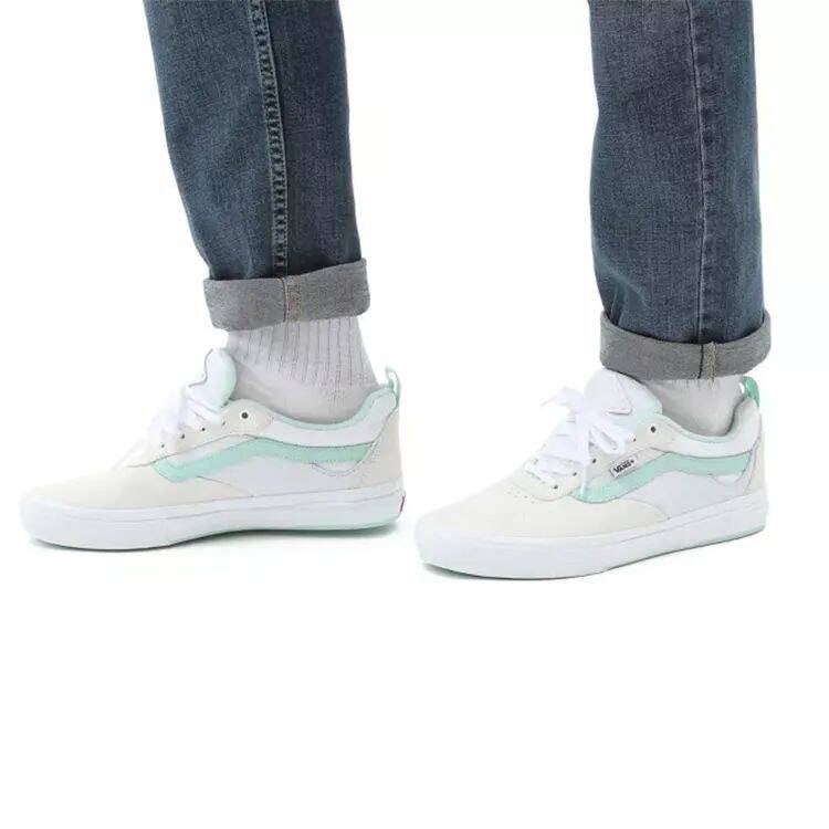 Vans Kyle Walker (Sport Vintage) Skate Shoes - White/Mint