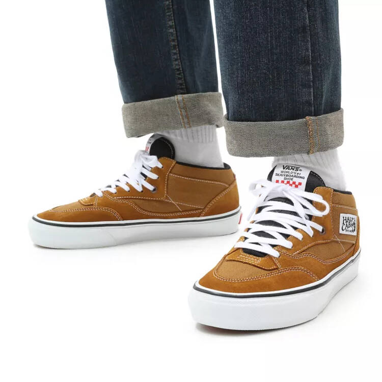 Vans Skate Half Cab '92 (Reynolds) Skate Shoes - Golden Brown