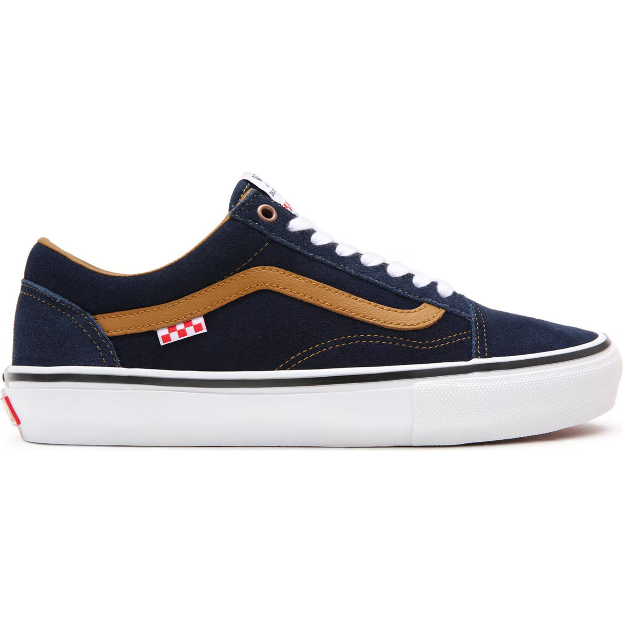 Vans Skate Old Skool (Reynolds) Skate Shoes - Navy/Golden Brown UK 7