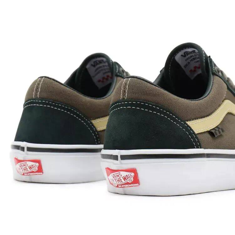 Vans Skate Old Skool Skate Shoes - Scarab/Military