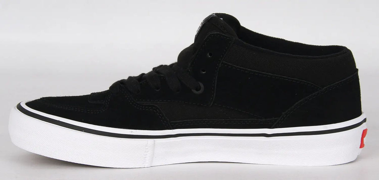 Vans Half Cab Pro Skate Shoes - Black/Black/White