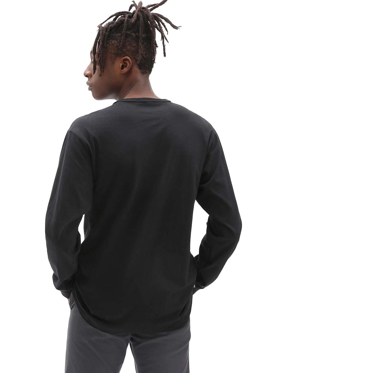 Vans Off The Wall Classic Long Sleeve T Shirt - Black