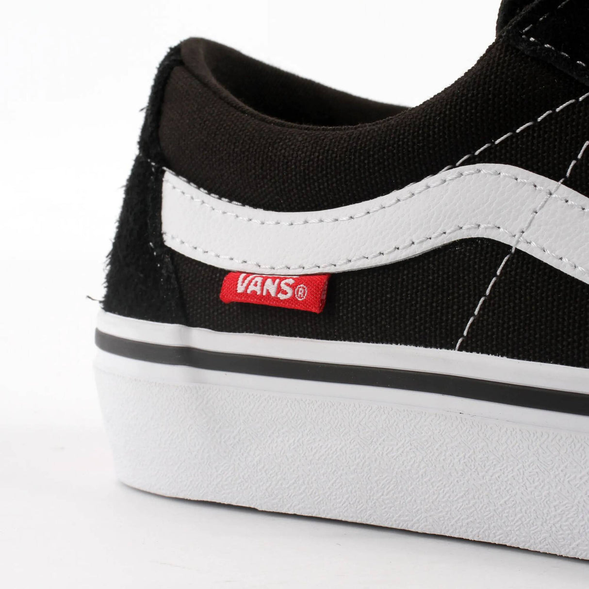 Vans Sk8-Low Pro Skate Shoes - Black/White