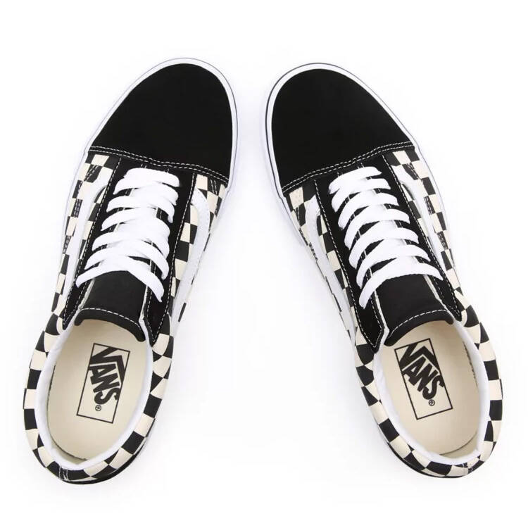 Vans Old Skool Skate Shoes - Black/White (Checkerboard)