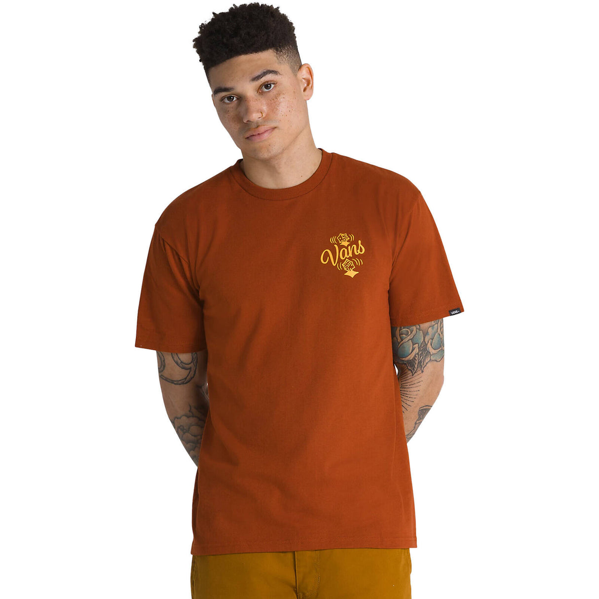 Vans Sixty Sixers Club T Shirt - Burnt Henna
