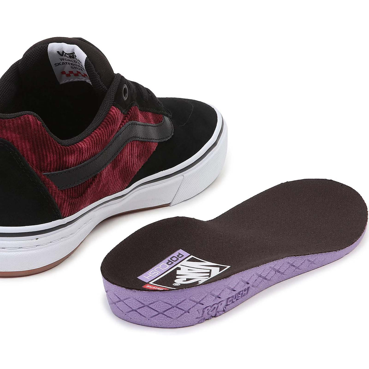 Vans Kyle Walker Skate Shoes - Corduroy Tie Dye/Black/White