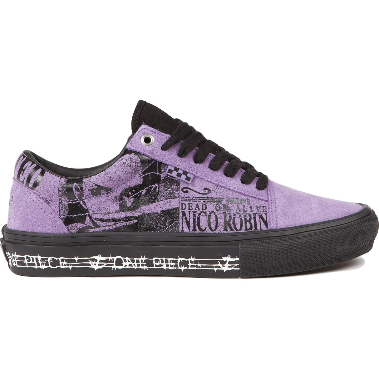 Vans X One Piece Old Skool Skate Shoes - Nico Robin Wanted