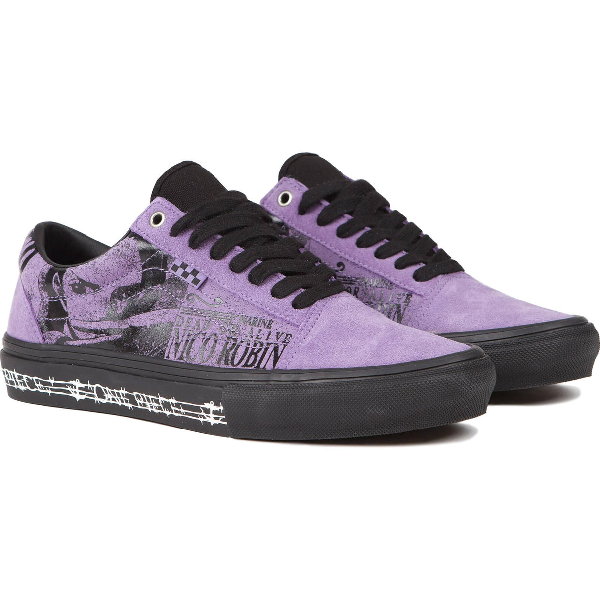 Vans X One Piece Old Skool Skate Shoes - Nico Robin Wanted