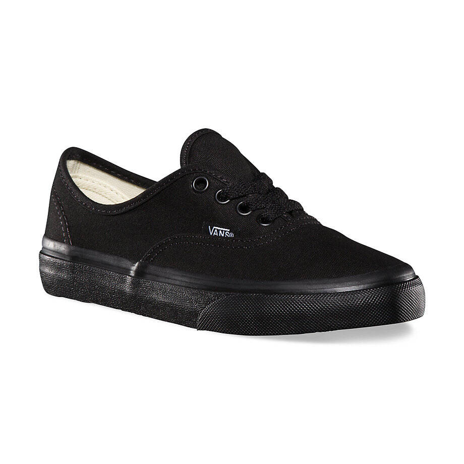 Vans Authentic Kids Shoes - Black/Black - Junior UK 13