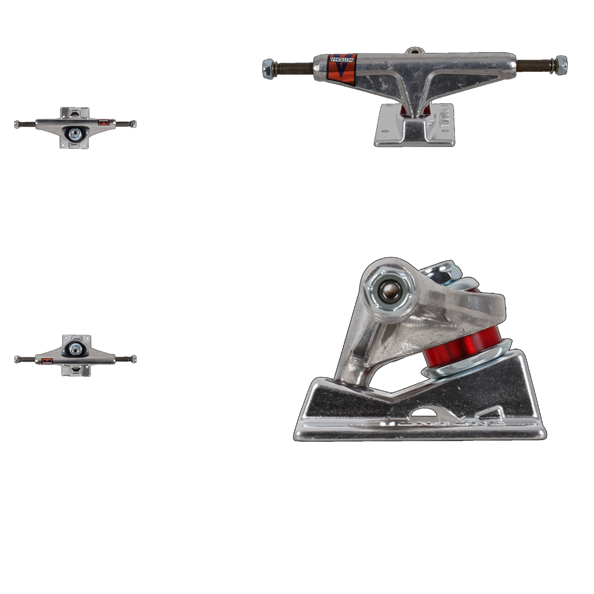 Venture V Hollow Low Skateboard Trucks - Polished 5.2''