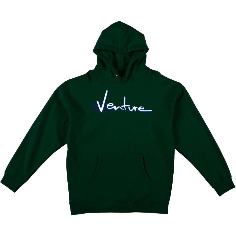 Venture Venture '92 Hoodie - Dark Green/White/Blue/ Navy