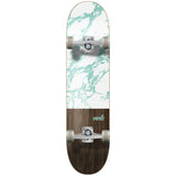 Verb Marble Dip Complete Skateboard - White 8''