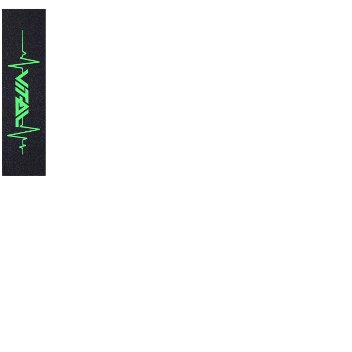 Vital Heartbeat Scooter Grip Tape - Green 23" x 6"