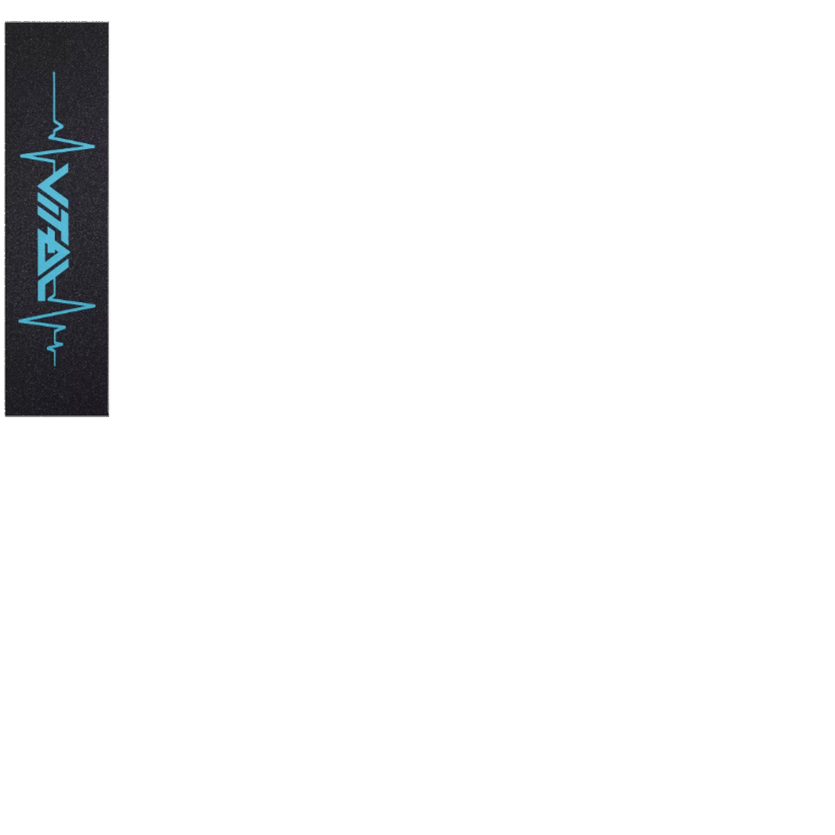 Vital Heartbeat Scooter Grip Tape - Teal 23" x 6"