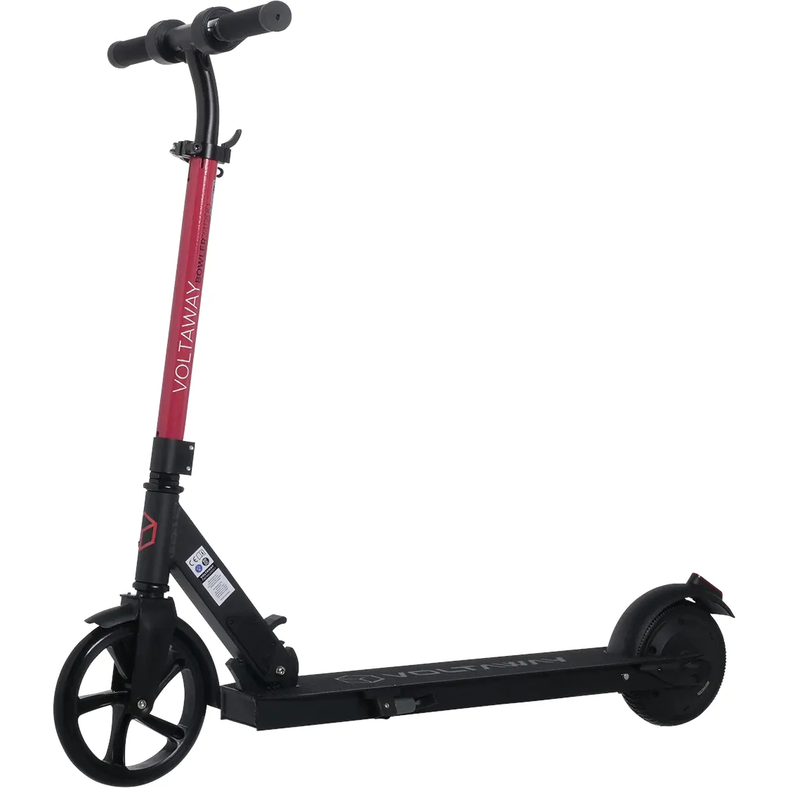 Voltaway Bowler 24/200 Electric Scooter - Black/Red
