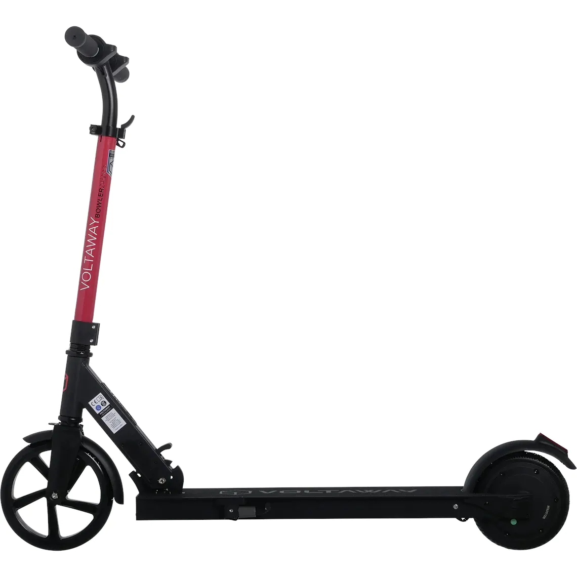 Voltaway Bowler 24/200 Electric Scooter - Black/Red