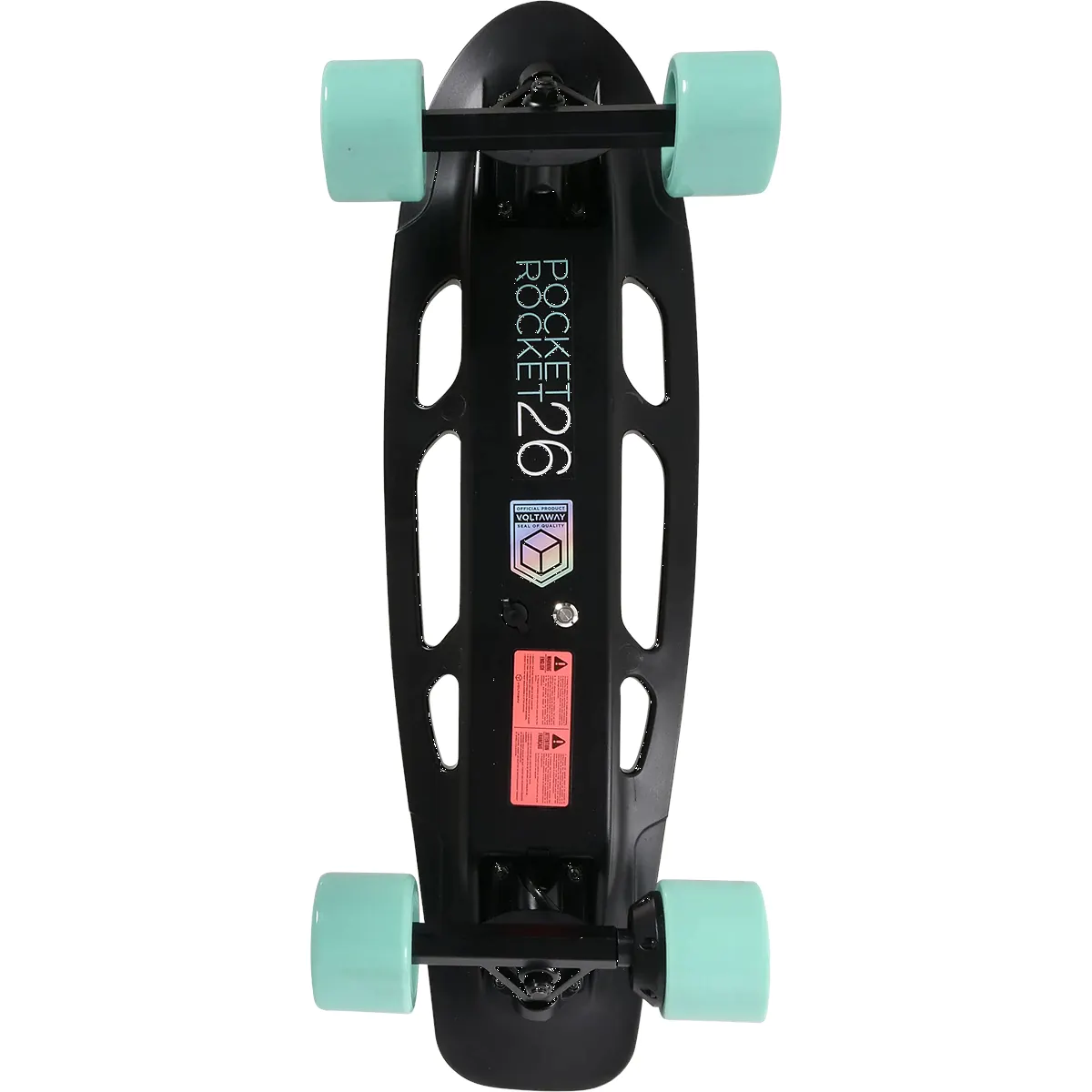 Voltaway Pocket Rocket Electric Skateboard - Aqua 26''